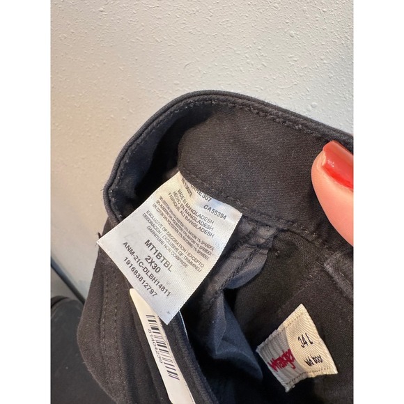 Wrangler Women's Black High Rise Bootcut Jeans Classic Denim Pants Size 2 x 30 - Picture 5 of 5